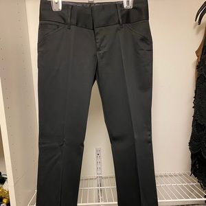 Jet black pencil leg pant